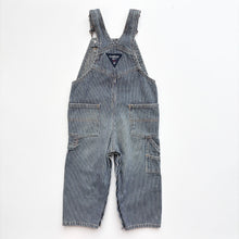 Load image into Gallery viewer, OshKosh Hickory Stripe dungarees (Age 2)
