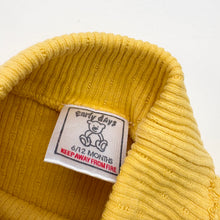 Load image into Gallery viewer, 90s Butter Cup Yellow long sleeve t-shirt (Age 6/12m)
