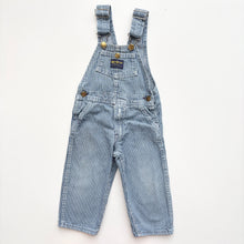 Load image into Gallery viewer, 90s OshKosh Hickory Stripe dungarees (Age 2)
