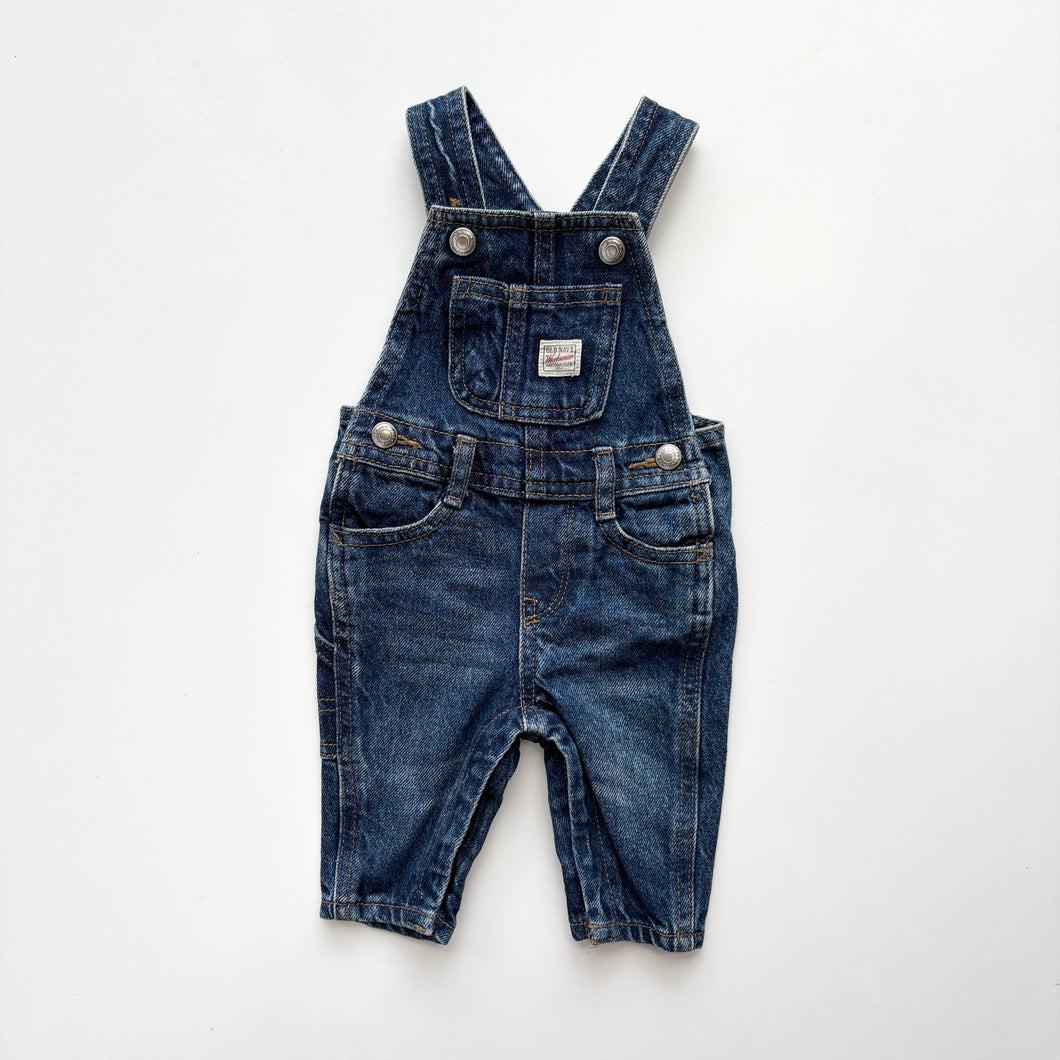 Old Navy denim dungarees (Age 0/3m)