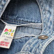 Load image into Gallery viewer, 90s Baby Mac Denim dungarees (Age 3/6m)
