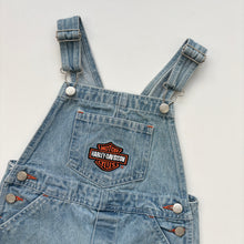 Load image into Gallery viewer, Harley Davidson dungaree shortalls (Age 3)
