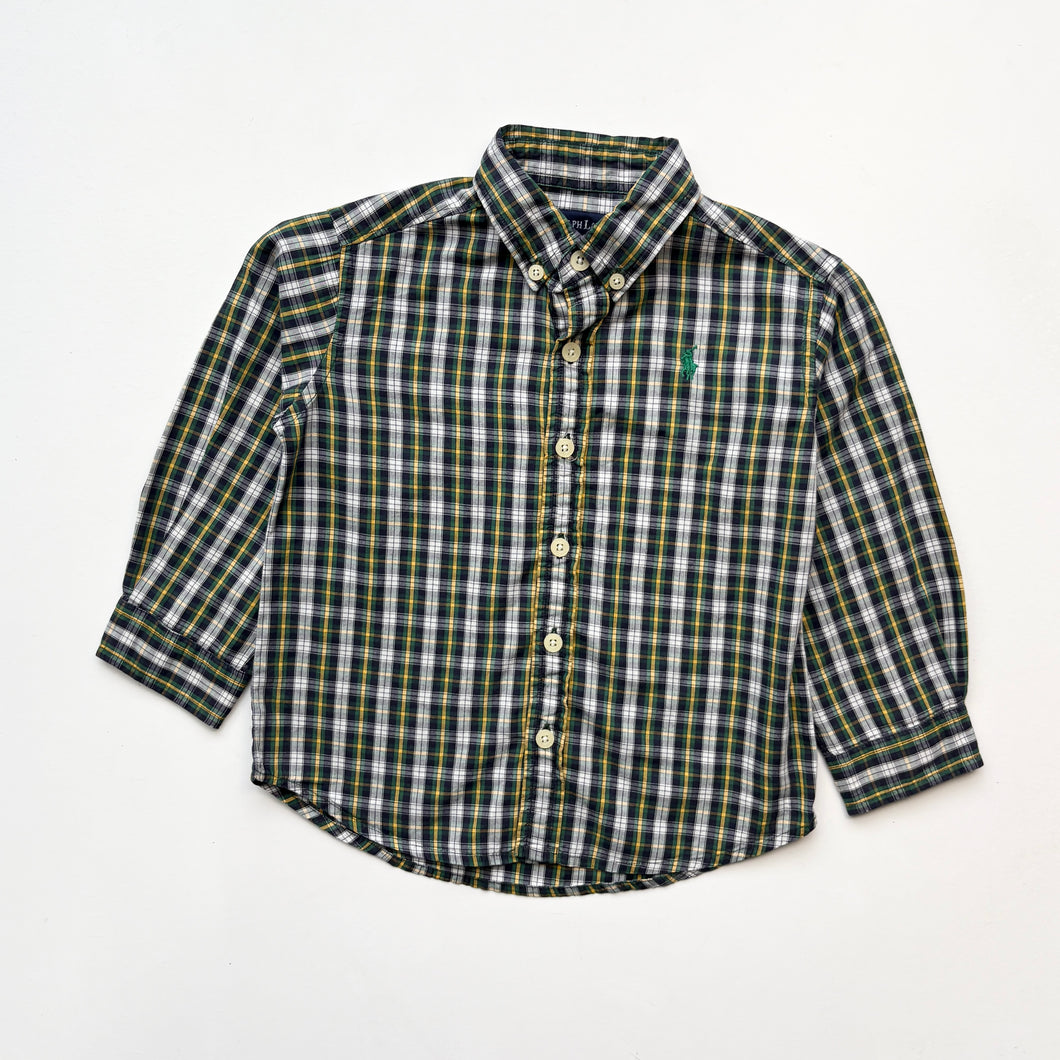 90s Ralph Lauren check shirt (Age 3)