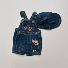Load image into Gallery viewer, 90s Baseball dungarees (Age 3/6m)
