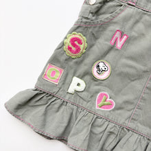 Load image into Gallery viewer, 90s Snoopy dungaree dress (Age 9/12m)
