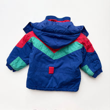 Load image into Gallery viewer, 90s Block Colour coat (Age 18m)
