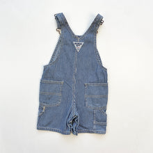 Load image into Gallery viewer, Oshkosh hickory dungaree shortalls (Age 18m

