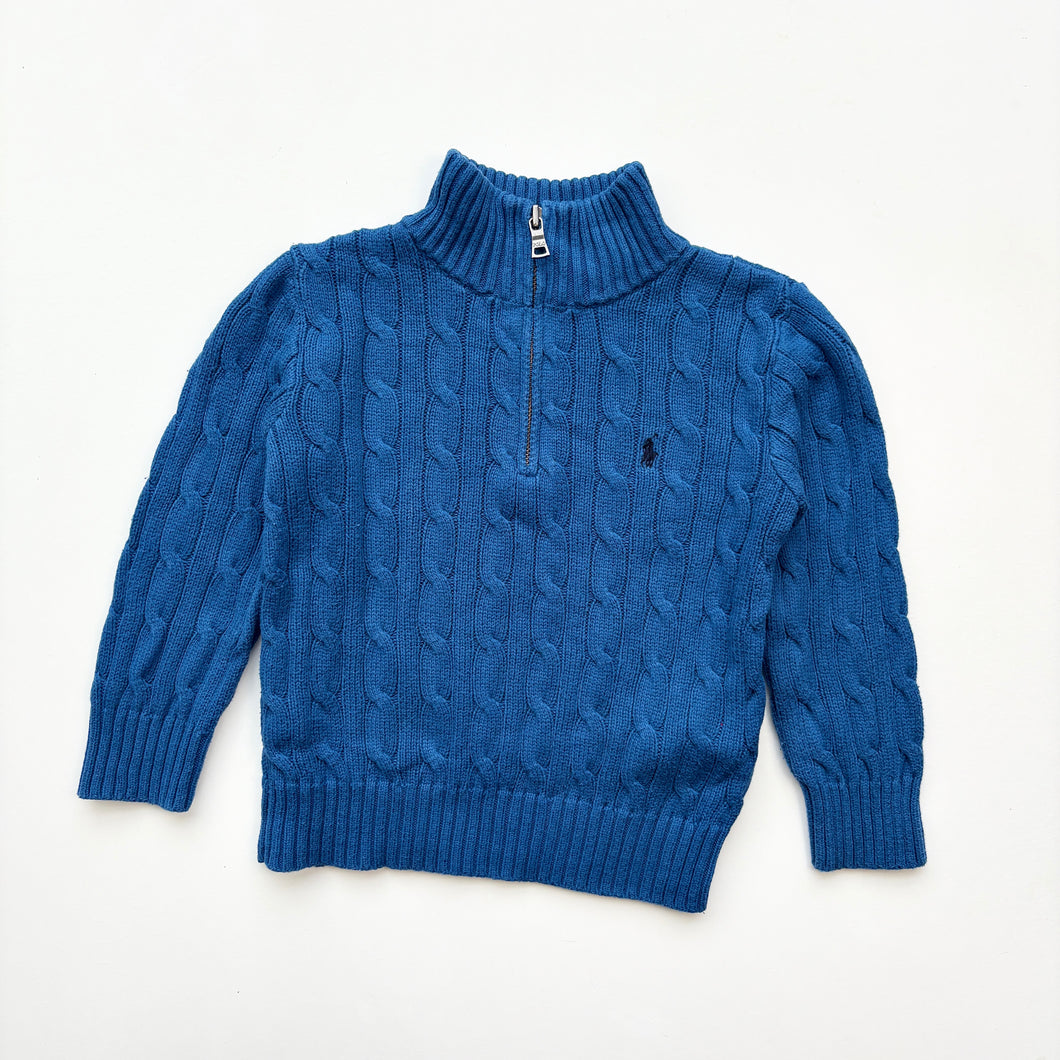 Ralph Lauren 1/4 zip knit (Age 3)