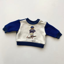 Load image into Gallery viewer, Polo Bear Ralph Lauren sweatshirt (Age 3m)
