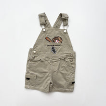 Load image into Gallery viewer, MLB White Sox dungaree shortalls (Age 18m)
