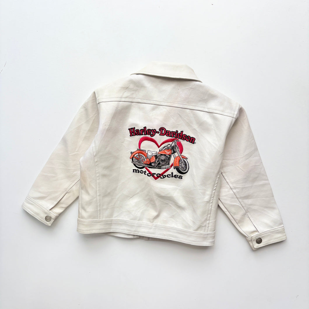 Harley Davidson leather jacket (Age 4)