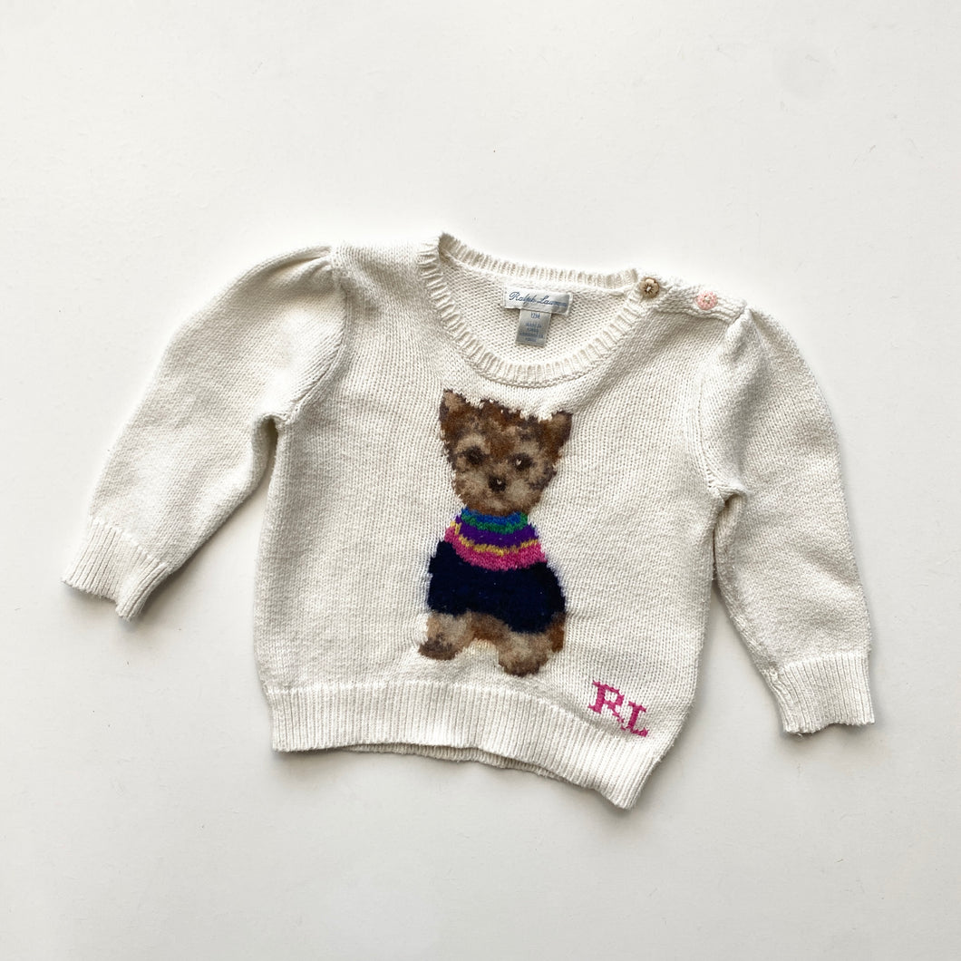 Ralph Lauren Dog jumper (Age 1)