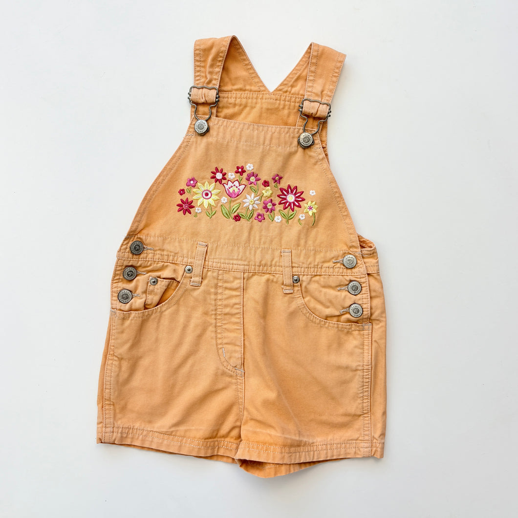 90s dungaree shortalls (Age 12/18m)