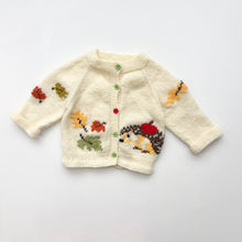 Load image into Gallery viewer, Autumnal Hand Knitted cardigan (Age 6/9m)
