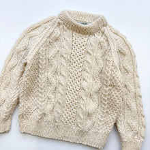 Load image into Gallery viewer, Aran Wool Jumper (Age 3/4)
