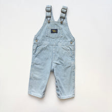 Load image into Gallery viewer, 90s Oshkosh hickory stripe dungarees (Age 9m)
