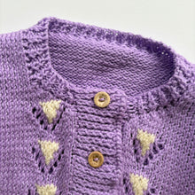 Load image into Gallery viewer, Hand Knitted cardigan (Age 12/18m)
