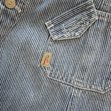 Load image into Gallery viewer, 90s Adams hickory striped dungarees (Age 3/6m)
