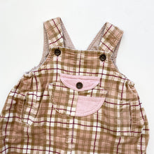 Load image into Gallery viewer, 90s Check dungarees (Age 3m)
