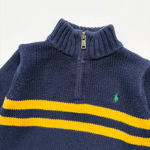 Load image into Gallery viewer, 90s Ralph Lauren knit 1/4 zip (Age 18m)
