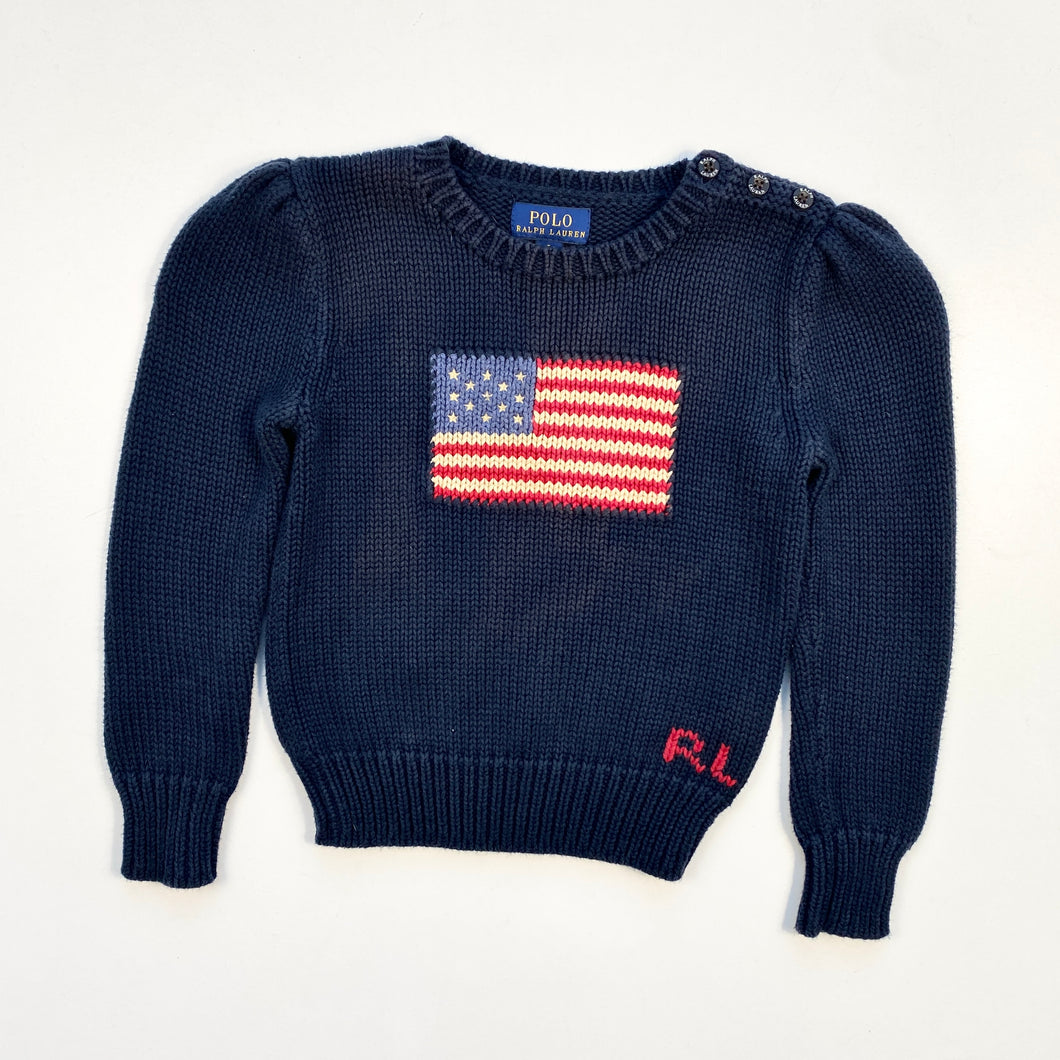 Ralph Lauren flag jumper (Age 5)