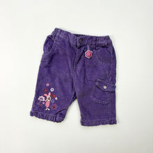 Load image into Gallery viewer, Piglet velour trousers (Age 3m)
