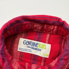 Load image into Gallery viewer, Oshkosh check shirt (Age 12m)
