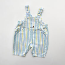 Load image into Gallery viewer, 90s Ladybird Striped dungarees (Age 3/6m)
