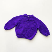 Load image into Gallery viewer, Let it Snow hand knitted jumper (Age 6/12m)
