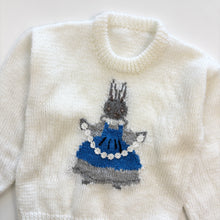 Load image into Gallery viewer, Rabbit Hand Knitted jumper (Age 3/4)
