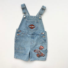 Load image into Gallery viewer, Harley Davidson dungaree shortalls (Age 3)
