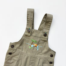 Load image into Gallery viewer, Holiday dungaree shortalls (Age 2)
