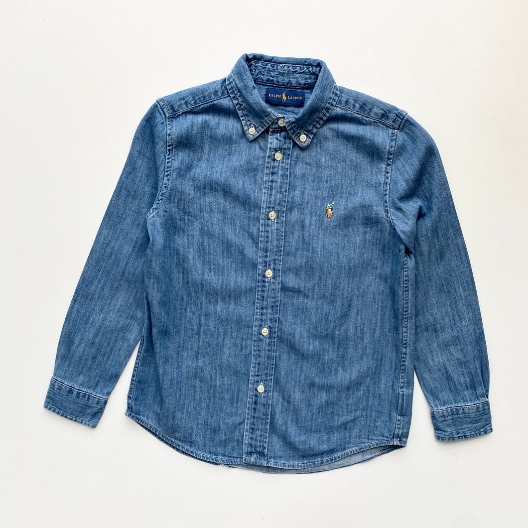 90s Ralph Lauren denim shirt (Age 6/7)