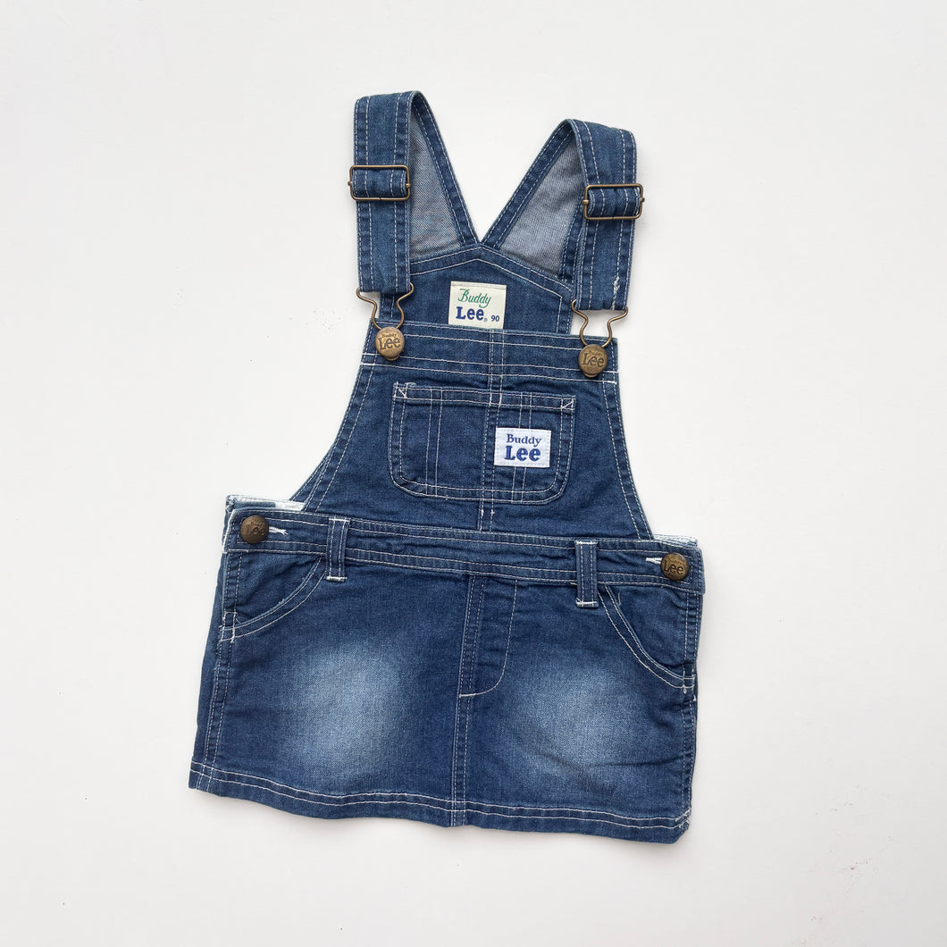 90s Lee dungaree dress (Age 12/18m) – Little Red Cactus