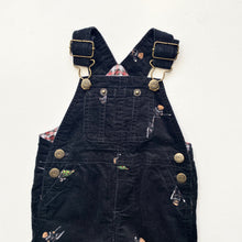 Load image into Gallery viewer, Ralph Lauren Polo Bear Christmas dungarees (Age 3m)
