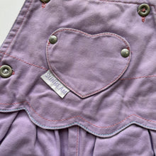 Load image into Gallery viewer, 90s Lilac dungarees (Age 3m)

