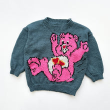 Load image into Gallery viewer, Care Bear Hand Knit Jumper (Age 4)
