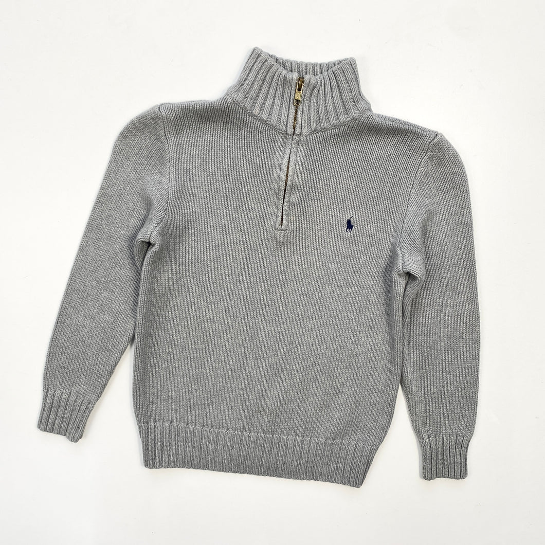 90s Ralph Lauren 1/4 zip knit (Age 7)