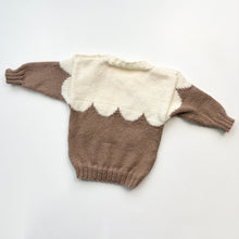 Load image into Gallery viewer, Christmas Pudding hand knitted jumper (Age 6/12m)
