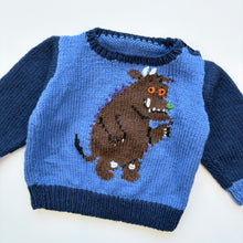 Load image into Gallery viewer, The Gruffalo hand knitted jumper (Age 6/12m)

