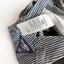 Load image into Gallery viewer, OshKosh Hickory Stripe dungarees (Age 2)
