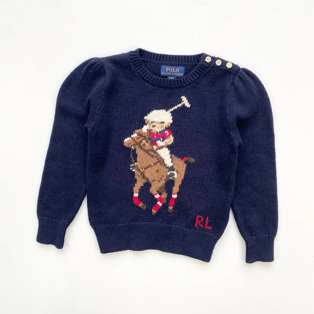 Ralph Lauren Polo Bear jumper (Age 4)