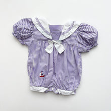 Load image into Gallery viewer, 90s Vintage Sailor Romper (Age 18/24m)

