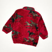 Load image into Gallery viewer, 90s Horse Abstract Sherpa fleece (Age 4/5)
