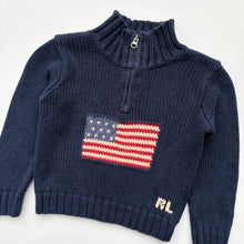 Load image into Gallery viewer, 90s Ralph Lauren flag jumber (Age 3)
