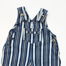 Load image into Gallery viewer, 90s Striped Ladybird dungarees (Age 0/3m)
