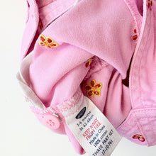 Load image into Gallery viewer, 90s Pink dungaree shortalls (Age 3/6m)
