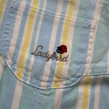 Load image into Gallery viewer, 90s Ladybird Striped dungarees (Age 3/6m)
