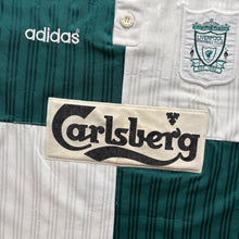 Load image into Gallery viewer, 1995/96 Liverpool ‘Robbie Fowler’ kit (Age 8/10)
