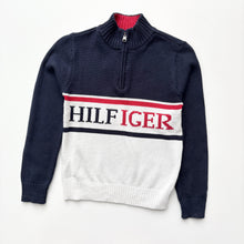 Load image into Gallery viewer, Tommy Hilfiger 1/4 zip knit (Age 8/10)
